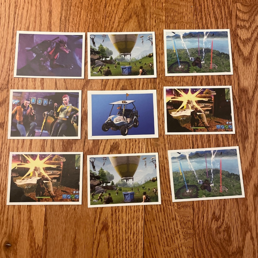 Lot of 116 Random Panini Fortnite Series 1 Stickers/Trading Cards! - Picture 2 of 15